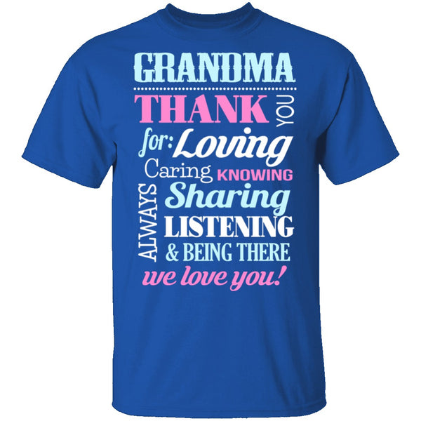Thank you, Grandma T-Shirt CustomCat