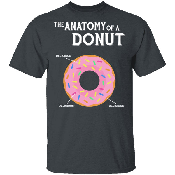The Anatomy Of A Donut T-Shirt CustomCat
