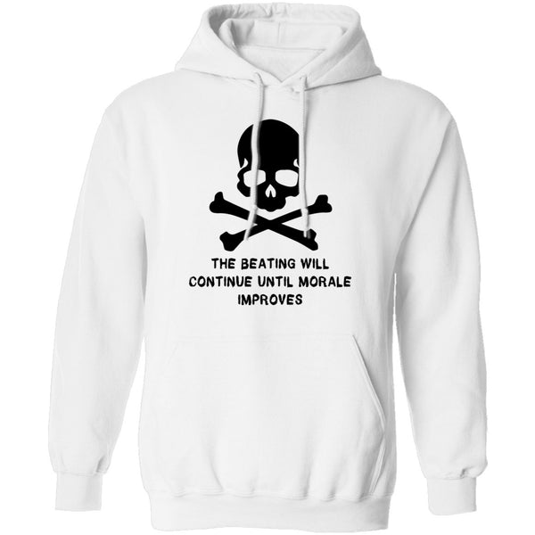The Beating Will Continue Ultil The Morale Improves T-Shirt CustomCat