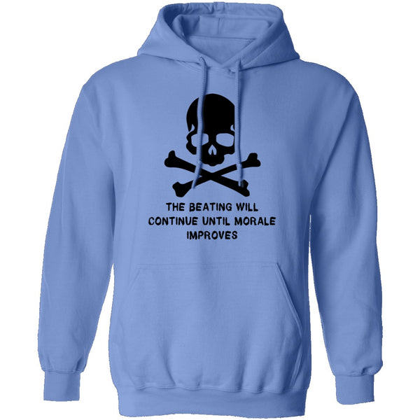 The Beating Will Continue Ultil The Morale Improves T-Shirt CustomCat