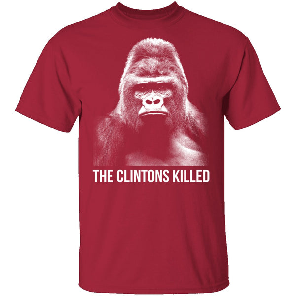 The Clintons Killed Harambe T-Shirt CustomCat