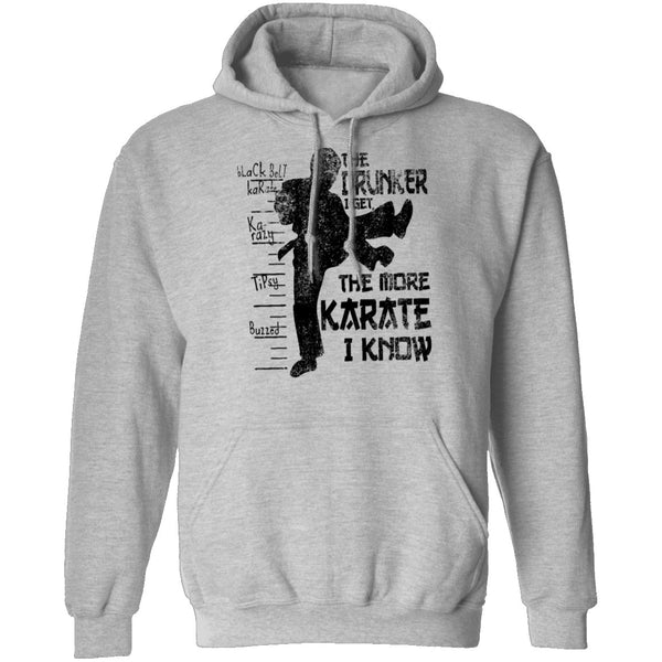 The Drunker I Get the more Karate I Know T-Shirt CustomCat