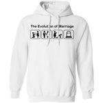 The Evolution Of Marriage T-Shirt CustomCat