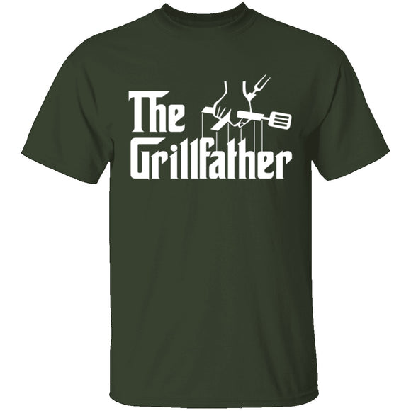 The Grillfather T-Shirt CustomCat