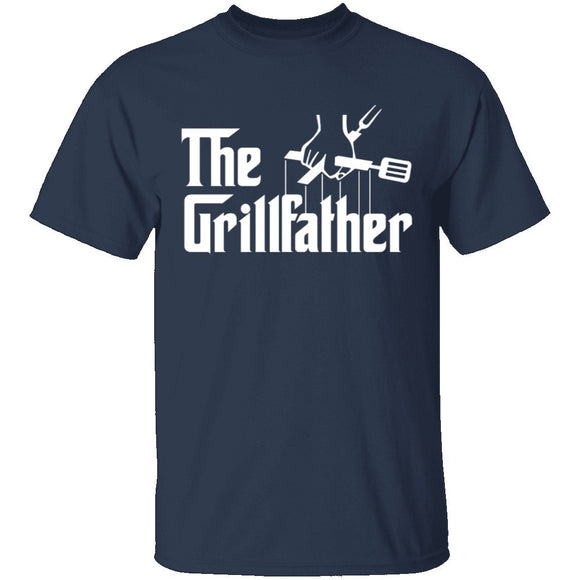 The Grillfather T-Shirt CustomCat