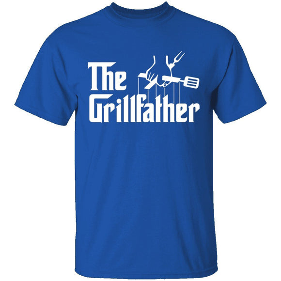 The Grillfather T-Shirt CustomCat