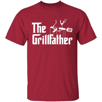 The Grillfather T-Shirt CustomCat