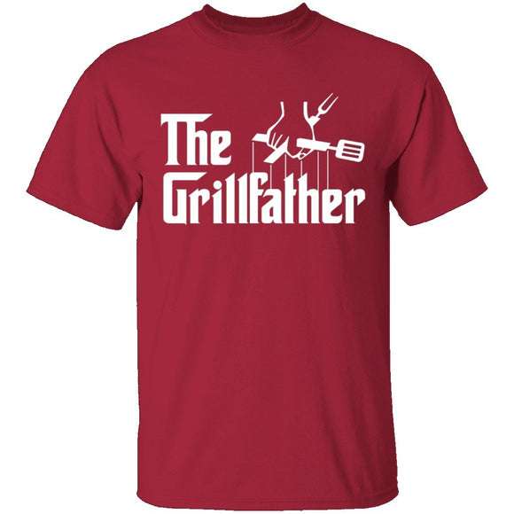 The Grillfather T-Shirt CustomCat