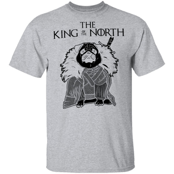 The King Of The North Pug T-Shirt CustomCat