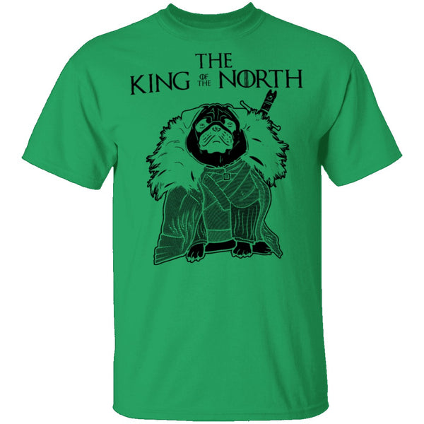 The King Of The North Pug T-Shirt CustomCat