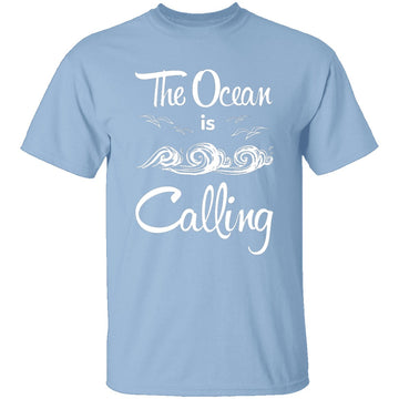 The Ocean Is Calling T-Shirt CustomCat