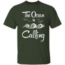 The Ocean Is Calling T-Shirt CustomCat