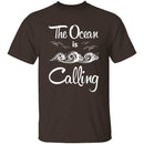 The Ocean Is Calling T-Shirt CustomCat