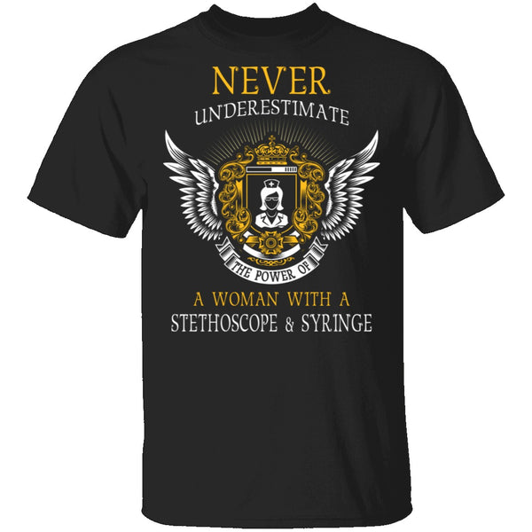 The Power Of A Nurse T-Shirt CustomCat