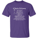 Theatre Dictionary T-Shirt CustomCat
