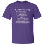 Theatre Dictionary T-Shirt CustomCat