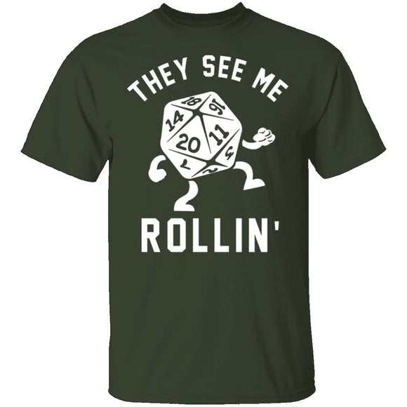 They See Me Rollin T-Shirt CustomCat