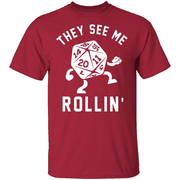 They See Me Rollin T-Shirt CustomCat