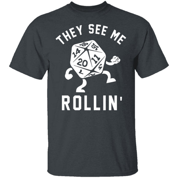 They See Me Rollin T-Shirt CustomCat