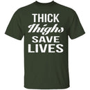 Thick Thighs T-Shirt CustomCat