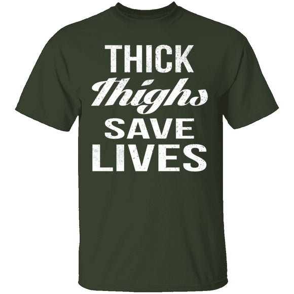 Thick Thighs T-Shirt CustomCat