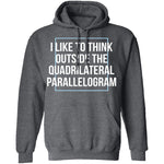 Think Outside The Quadrilateral Parallelogram T-Shirt CustomCat