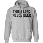 This Beard Needs Beer T-Shirt CustomCat
