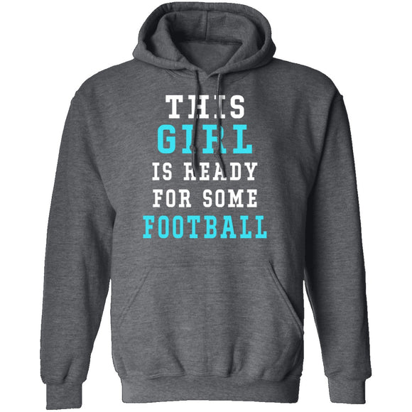 This Girl Is Ready For Some Football T-Shirt CustomCat