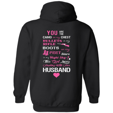 This Girl Loves Hunting Hoodie CustomCat