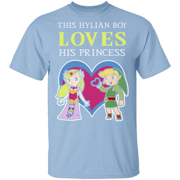 This Hylian Boy Loves His Princess Merge T-Shirt CustomCat