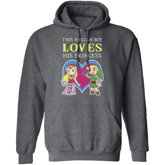 This Hylian Boy Loves His Princess Merge T-Shirt CustomCat