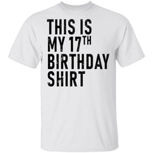 This Is My 17th Birthday Shirt T-Shirt