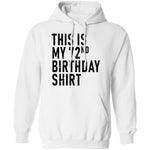 This Is My 72th Birthday Shirt T-Shirt CustomCat