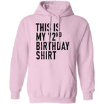 This Is My 72th Birthday Shirt T-Shirt CustomCat