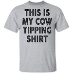 This Is My Cow Tripping Shirt T-Shirt CustomCat