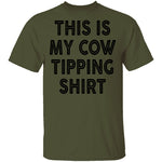 This Is My Cow Tripping Shirt T-Shirt CustomCat
