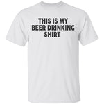 This Is My Drinking Shirt T-Shirt CustomCat