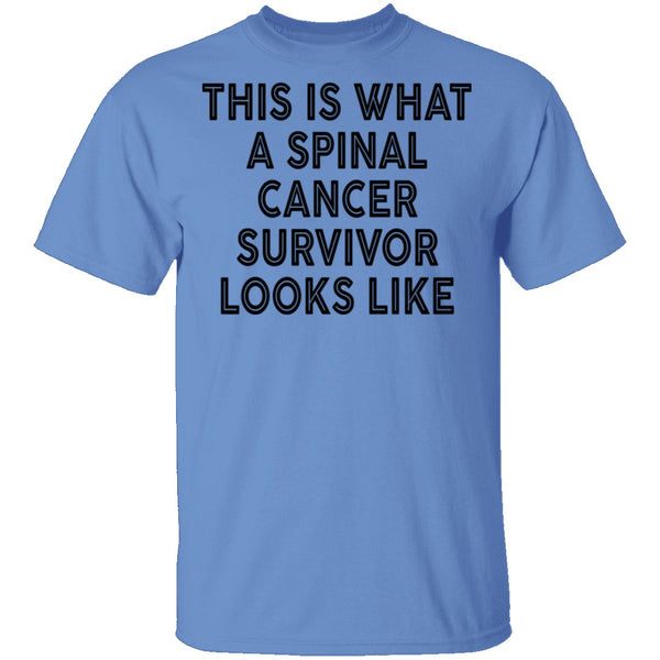 This Is What A Spinal Cancer Survivor Looks Like T-Shirt CustomCat