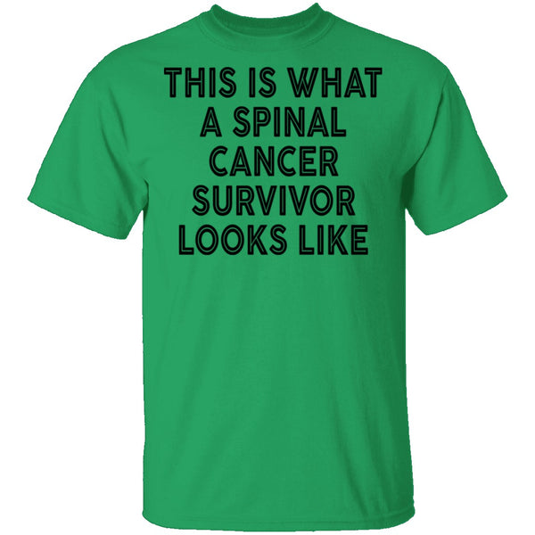 This Is What A Spinal Cancer Survivor Looks Like T-Shirt CustomCat