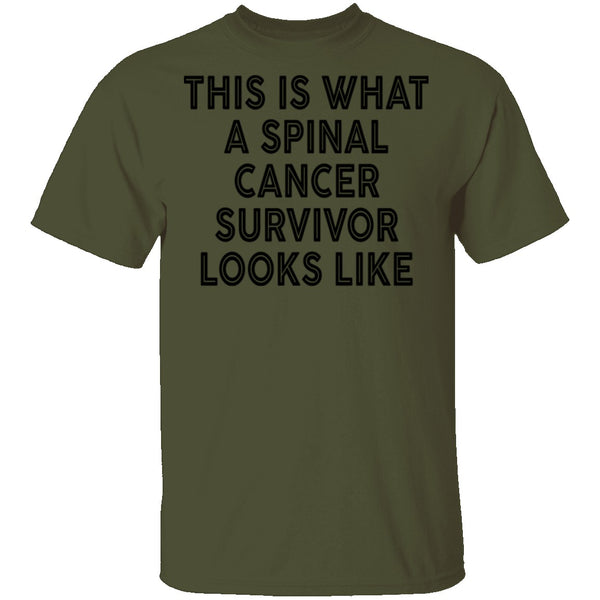 This Is What A Spinal Cancer Survivor Looks Like T-Shirt CustomCat