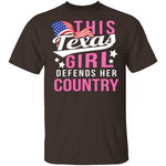 This Texas Girl Defends Her Country T-Shirt CustomCat