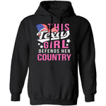 This Texas Girl Defends Her Country T-Shirt CustomCat
