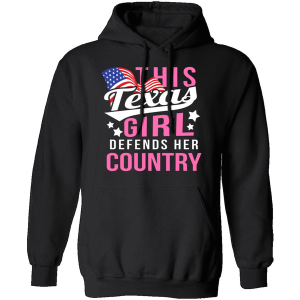 This Texas Girl Defends Her Country T-Shirt CustomCat