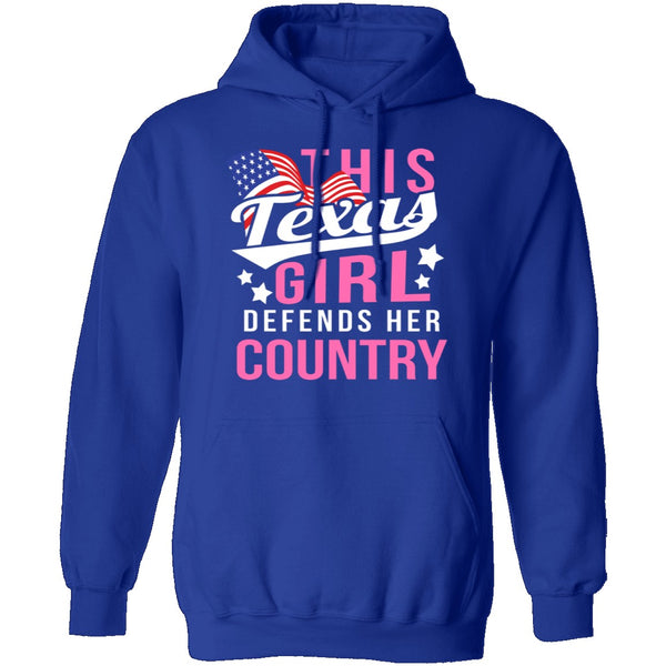 This Texas Girl Defends Her Country T-Shirt CustomCat