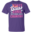 This Texas Girl Defends Her Country T-Shirt CustomCat
