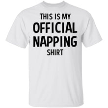 This is My Official Napping T-Shirt