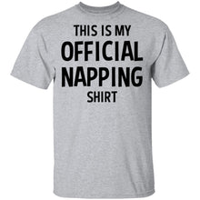 This is My Official Napping T-Shirt