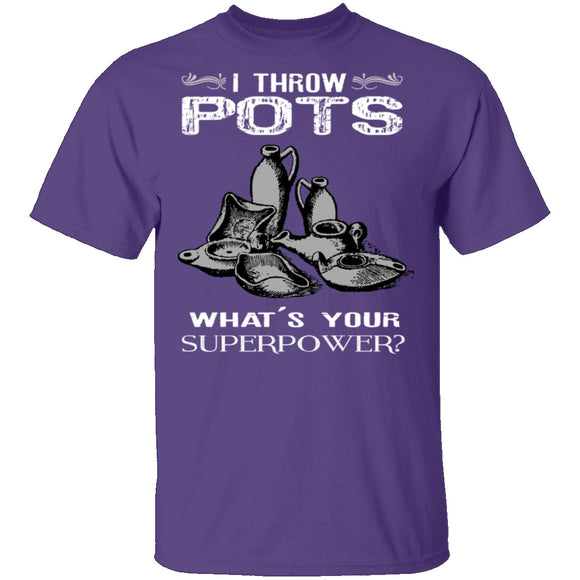 Throw Pots T-Shirt CustomCat