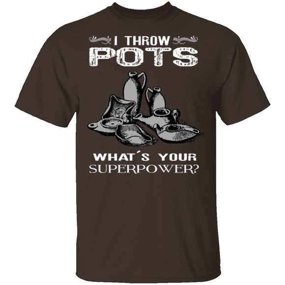 Throw Pots T-Shirt CustomCat