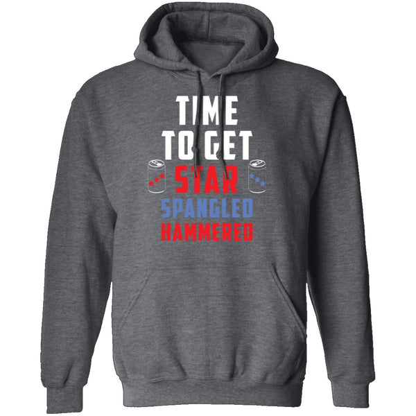 Time To Get Star Spangled Hammered T-Shirt CustomCat